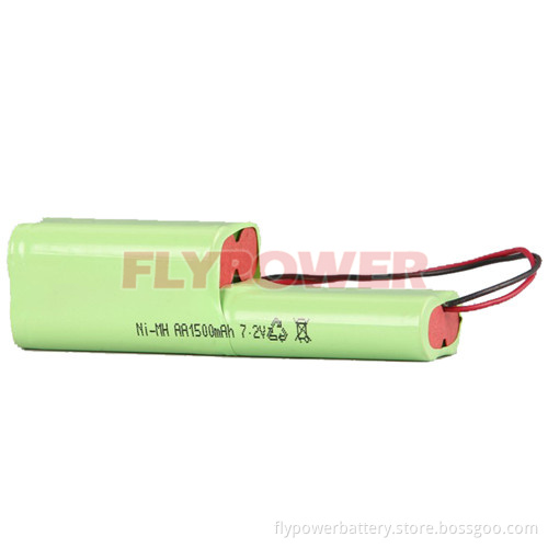 Ni-MH Battery 7.2V AA1500mAh Rechargeable Battery Pack (6S of FH-AA1500)